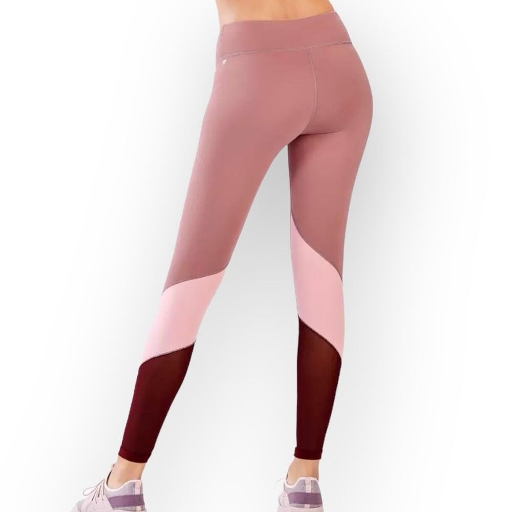 Fabletics pink powerhold womens workout pant. midrise leggings.‎ Size small